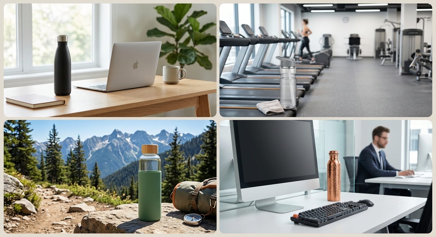 Choose the right water bottle for use.